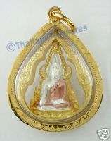 22K TriTone GOLD Thai Chinrat BUDDHA Amulet/Pendant  