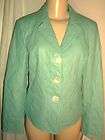   Womens Aquashell Quilted Genuine Leather Jacket sz2 $998 NWT