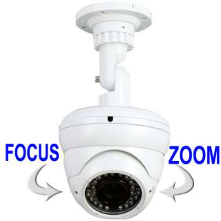 CCTV 1/3Sony CCD 520TVL Camera Varifocal lens 4 9mm  
