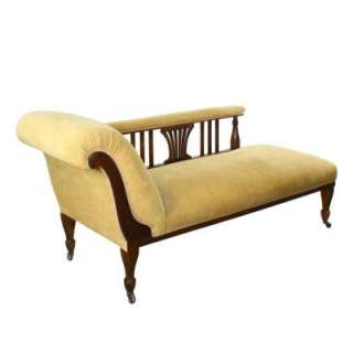  Antique Walnut Sofa Couch Settee Day Bed Chaise Longue  