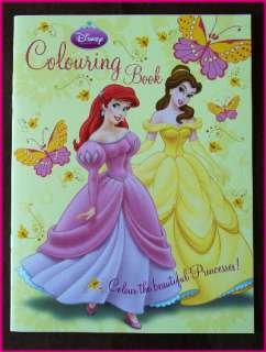 DISNEY PRINCESS   Gorgeous COLOURING IN BOOK   Colour in Color 