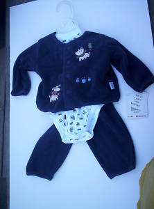 Christmas boys girls 3 pc outfit infant 6   9 mo NWT  