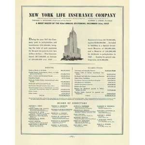  New York Life Insurance Ad from April 1938 Sports 