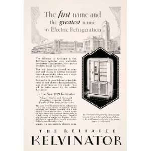  Antique Kelvinator Electric Refrigerator Household Kitchen Appliance 