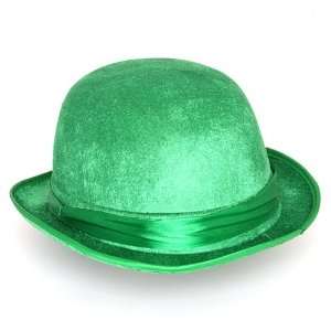  Green Velvet Mens Derby Hat 