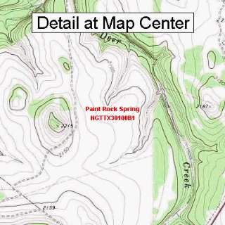   Map   Paint Rock Spring, Texas (Folded/Waterproof)