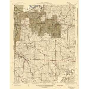  USGS TOPO MAP INDEPENDENCE QUAD MISSOURI (MO) 1940