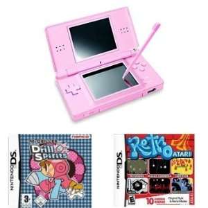  Nintendo DS Lite (Coral Pink) Bundle with 11 Games 