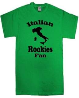  ITALIAN ROCKIES FAN THE COUNTRY OF ITALY PRIDE ROOTS 