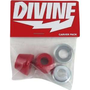  Divine Carver 90a Red Bushing Set Skateboard Bushings 