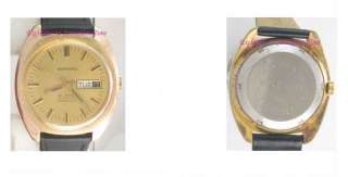 Mint 14K Gold Garrard Auto Gents Dress Wrist Watch 1973  