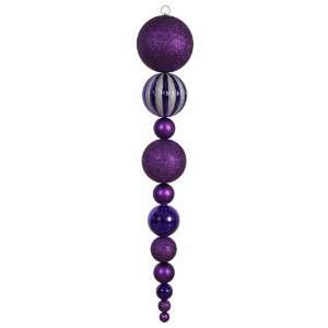  55 Purple Shiny/Matte Ball Drop