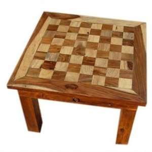  Rosewood Chess Side End Corner Table Nightstand Side 