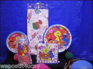 Sesame Street ABC Party Set or 1st Birthday Set  
