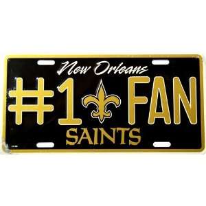  America sports New Orleans Saints #1 Fan License Plates 