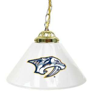 NHL Nashville Predators 14 Inch Single Shade Bar Lamp