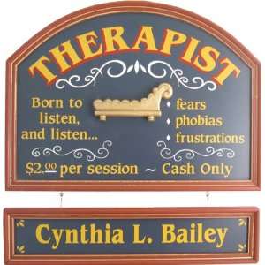  Therapist Gift Sign Personalized