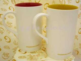 New Starbucks YEAR OX RENEW Pair Cups Mugs 2008 12oz  