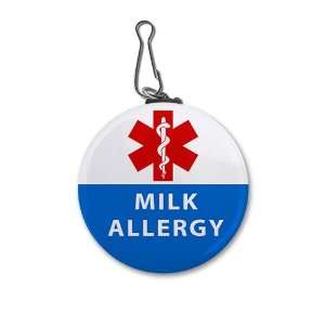  Creative Clam Milk Allergy In Blue Red Medical Alert 2.25 