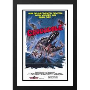 Crocodile 20x26 Framed and Double Matted Movie Poster   Style A   1981