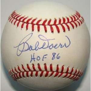 Autographed Bobby Doerr Ball   with HOF 86 Inscription   Autographed 