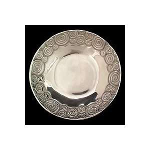  NOVICA Aluminum serving plate, Spirals