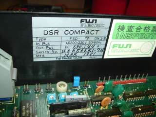 Fuji Electric DSR Compact FSD 7 DC spindle drive, CNC  