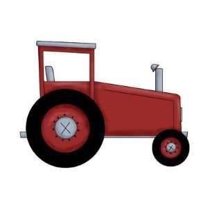  Big Red Tractor Sticker Arts, Crafts & Sewing
