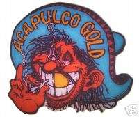 VINTAGE 70s ACAPULCO GOLD IRON ON T SHIRT TRANSFER  