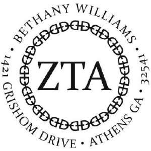  Zeta Tau Alpha 12 Sorority Snap Stamp