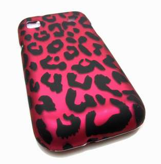 PINK LEOPARD SKIN HARD CASE COVER SAMSUNG GALAXY S 4G VIBRANT TMOBILE 