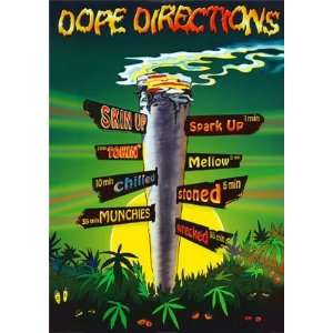  Dope Directions, Wall Poster, 24x34