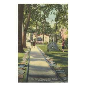  Walk of Fame, Rollins College Premium Poster Print, 8x12 