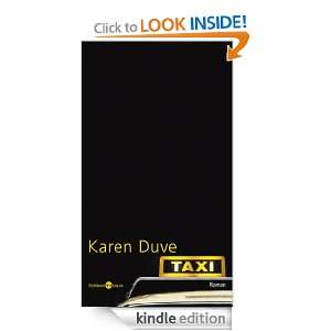Taxi (German Edition) Karen Duve  Kindle Store