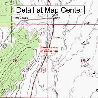   Topographic Quadrangle Map   Alturas Lake, Idaho (Folded/Waterproof