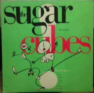 THE SUGARCUBES lifes too good LP vinyl 60801 1 VG  