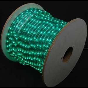  Green 150 Ft Chasing Rope Light Spools, 3 Wire 120v 1/2 
