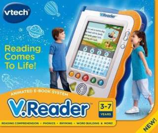 VTech V.Reader Animated E Reader 80 11560 USB Speech Music Games 