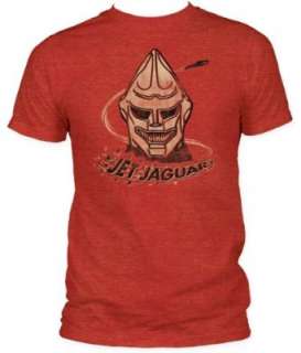  Mens Godzilla Jet Jaguar Fitted Jersey T shirt Clothing