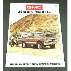  1971 71 GMC JIMMY Truck BROCHURE 