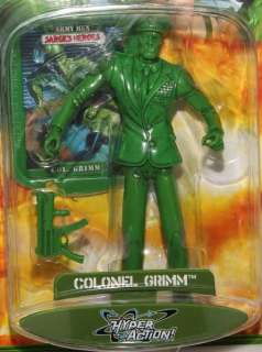 ARMY  ARMY MEN  Colonel Grimm Carded Action Figure  