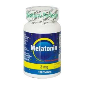  NCB Melatonin 3mg 120 Tablets,Plus Vitamin B 6 Health 