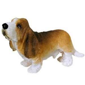  Standing Basset Hound Small Dog Statue