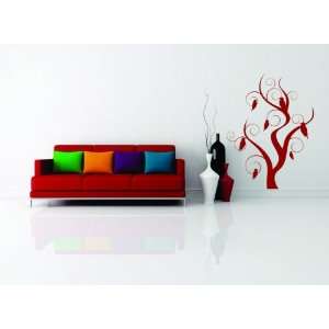   Removable Wall Decals  Modern tree and bird design