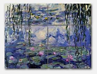 Water Lilies 2 by Claude Monet   this beautiful mural is composed 