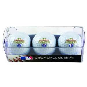MLB Texas Rangers 2011 World Series Champions Three Ball Sleeve 