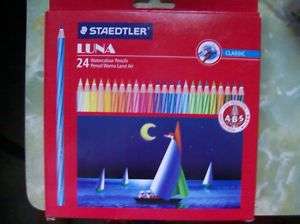 24 Staedtler Luna Watercolour Pencils Classic New  