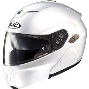   Max III Street Racing Motorcycle Helmet   White / 2X Large Automotive