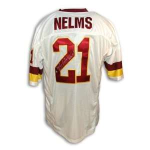  Mike Nelms Autographed Washington Redskins White Throwback 