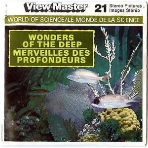  ViewMaster 3 Reel Set   Wonders of the Deep   Sea Life   w 